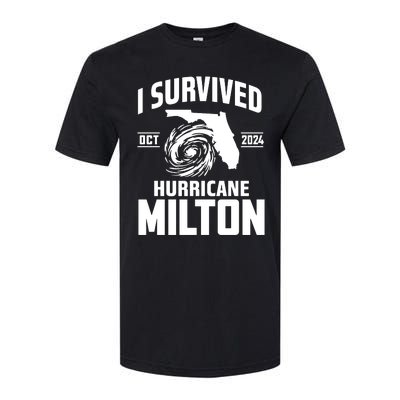 I Survived Hurricane Milton 2024 Survived Hurricane Milton Softstyle CVC T-Shirt