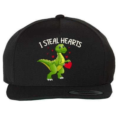 I Steal Hearts Valentine's Day Funny Wool Snapback Cap