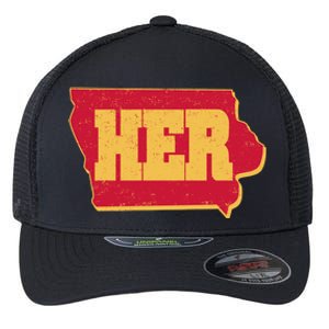 Iowa State Her Basketball Sports Fan Flexfit Unipanel Trucker Cap