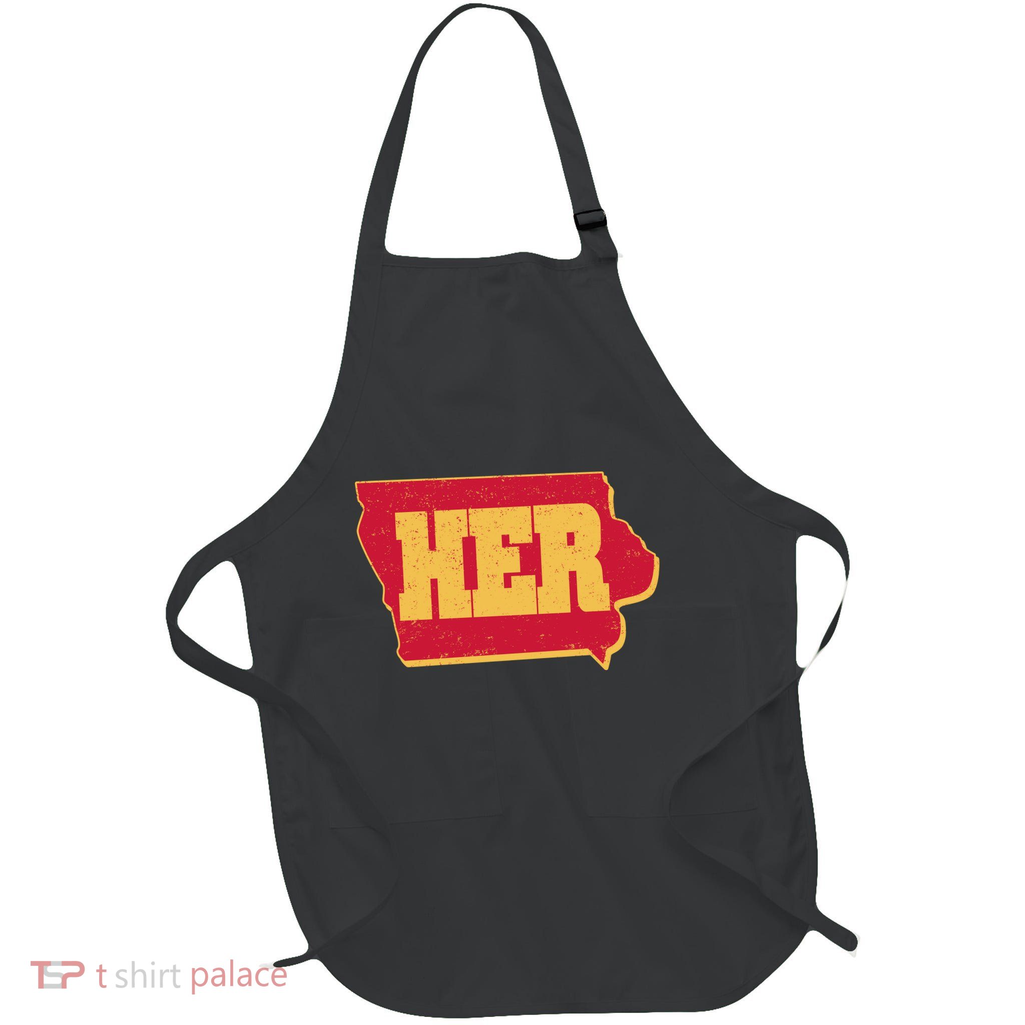 Iowa State Her Basketball Sports Fan Full-Length Apron With Pockets