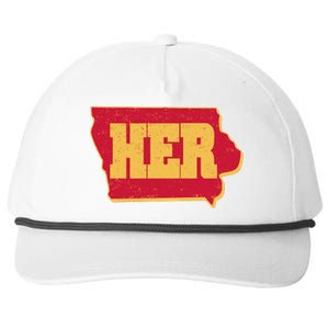 Iowa State Her Basketball Sports Fan Snapback Five-Panel Rope Hat