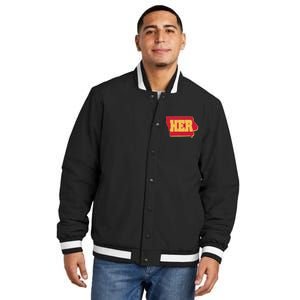 Iowa State Her Basketball Sports Fan Insulated Varsity Jacket