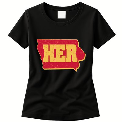 Iowa State Her Basketball Sports Fan Womens T-Shirt