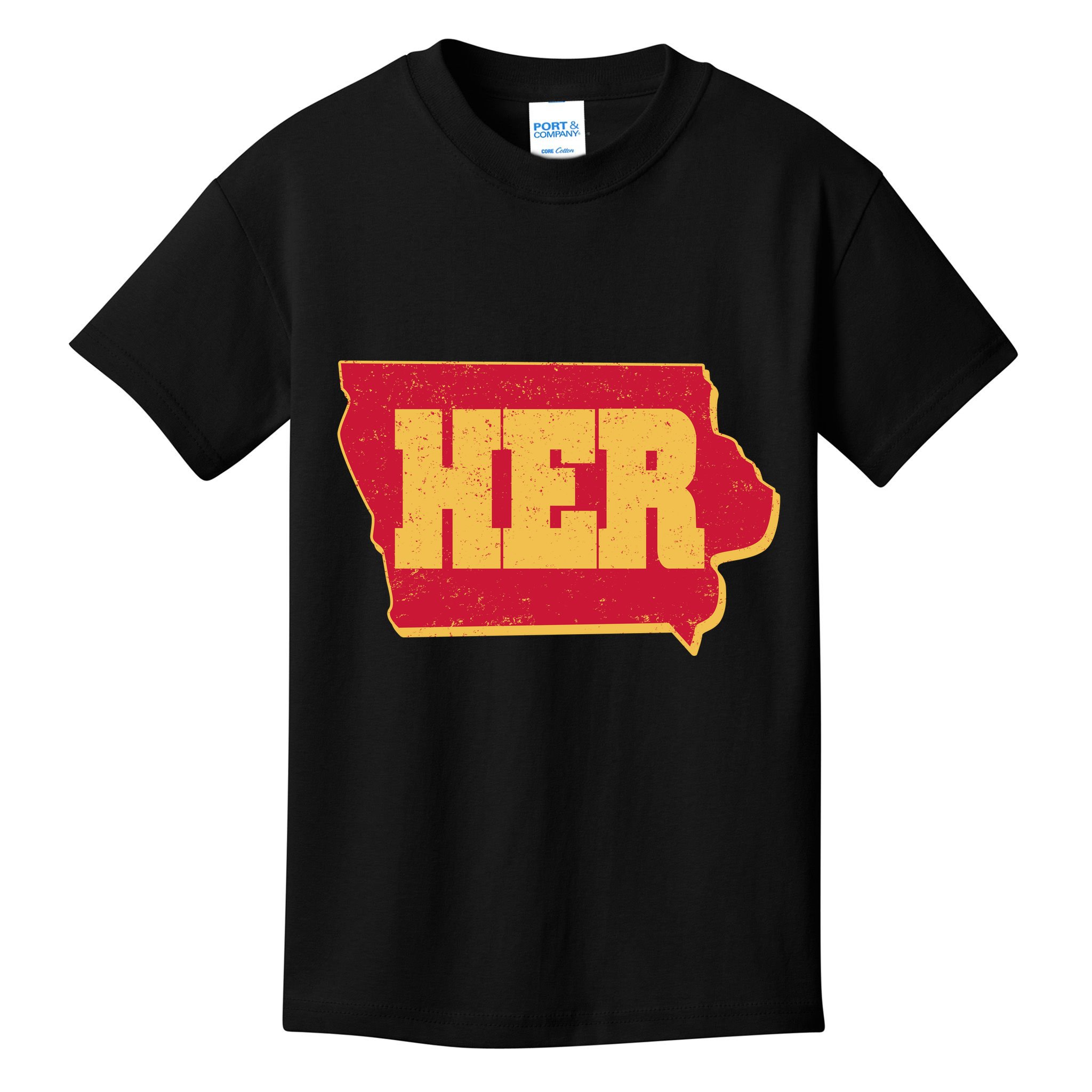 Iowa State Her Basketball Sports Fan Kids T-Shirt