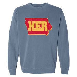 Iowa State Her Basketball Sports Fan Garment-Dyed Sweatshirt