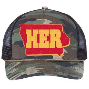 Iowa State Her Basketball Sports Fan Retro Rope Trucker Hat Cap