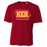 Iowa State Her Basketball Sports Fan Cooling Performance Crew T-Shirt