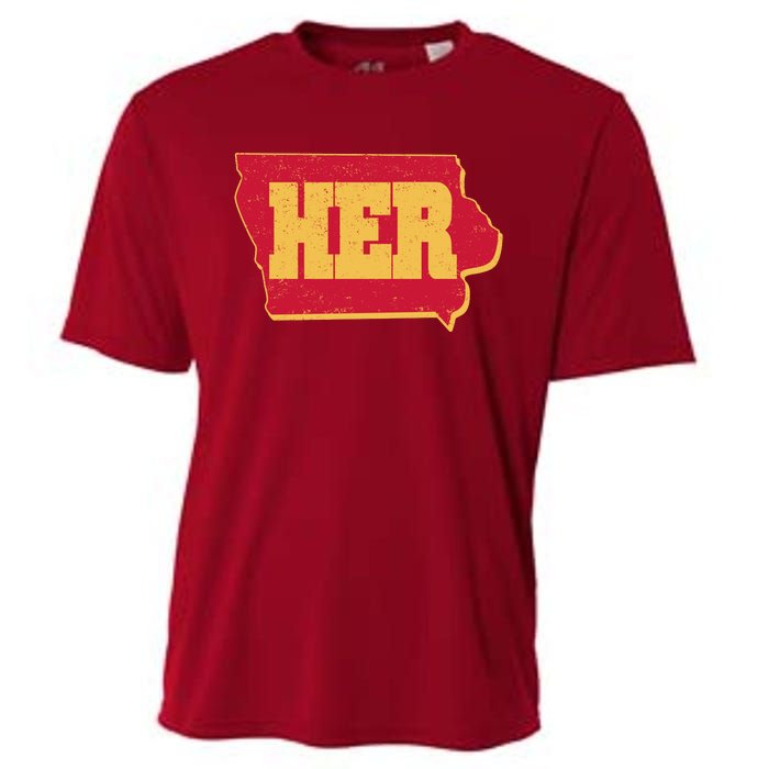 Iowa State Her Basketball Sports Fan Cooling Performance Crew T-Shirt