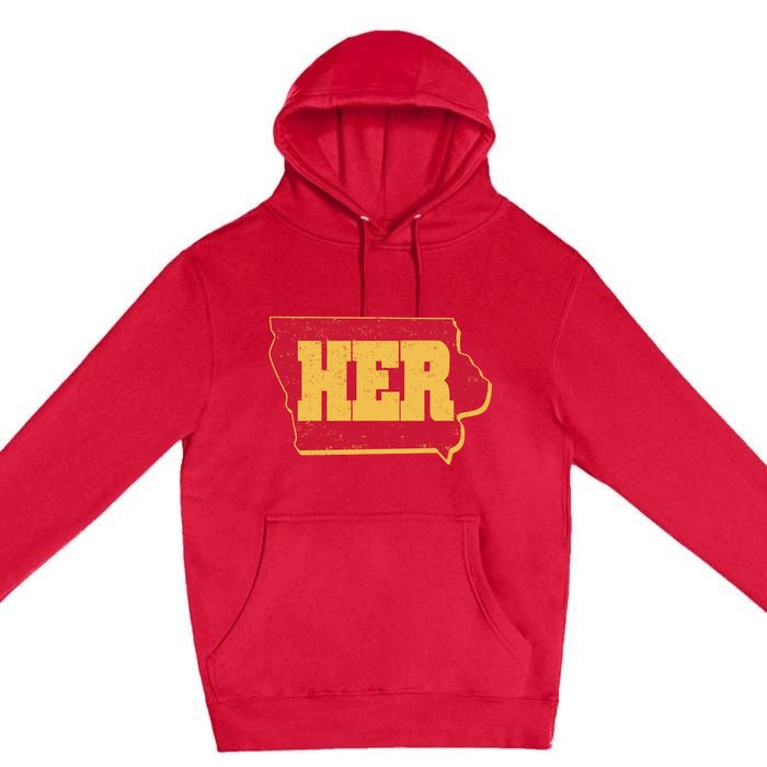 Iowa State Her Basketball Sports Fan Premium Pullover Hoodie