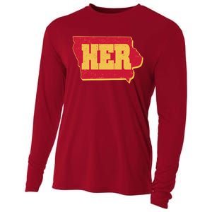 Iowa State Her Basketball Sports Fan Cooling Performance Long Sleeve Crew