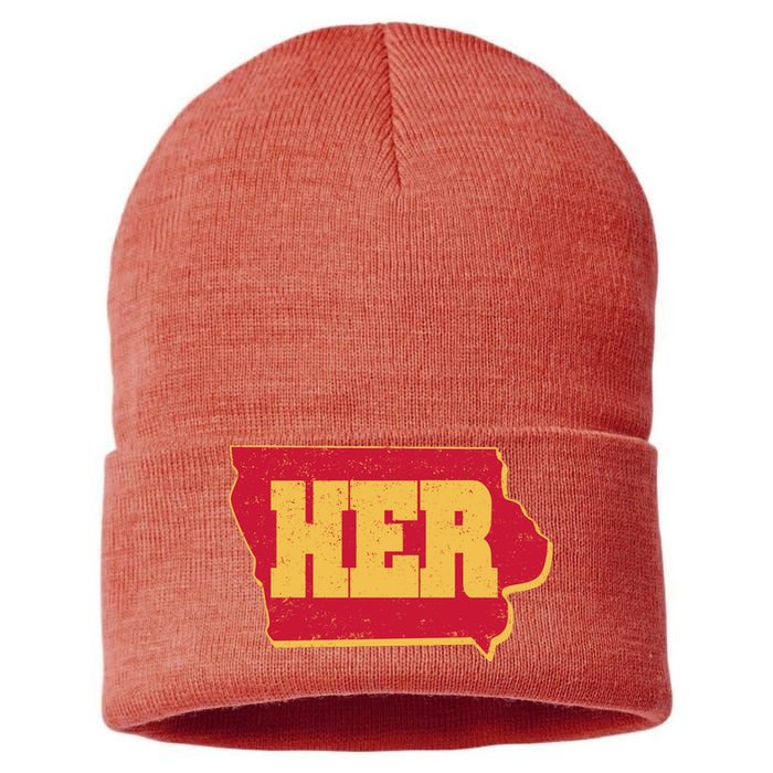 Iowa State Her Basketball Sports Fan Sustainable Knit Beanie