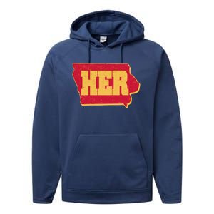 Iowa State Her Basketball Sports Fan Performance Fleece Hoodie