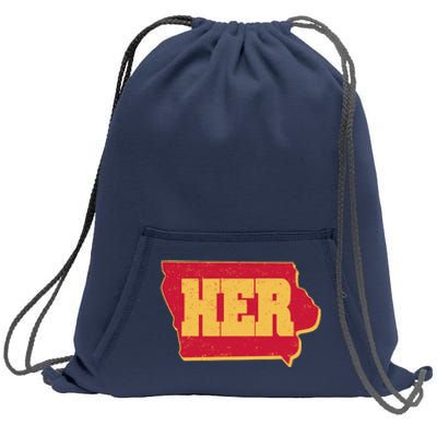 Iowa State Her Basketball Sports Fan Sweatshirt Cinch Pack Bag