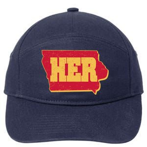 Iowa State Her Basketball Sports Fan 7-Panel Snapback Hat