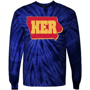 Iowa State Her Basketball Sports Fan Tie-Dye Long Sleeve Shirt