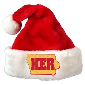 Iowa State Her Basketball Sports Fan Premium Christmas Santa Hat