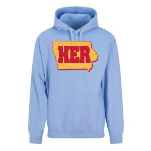 Iowa State Her Basketball Sports Fan Unisex Surf Hoodie