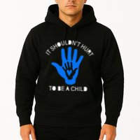 It Shouldn't Hurt To Be A Child Abuse Prevention Awareness Hoodie