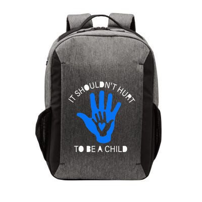 It Shouldn't Hurt To Be A Child Abuse Prevention Awareness Vector Backpack