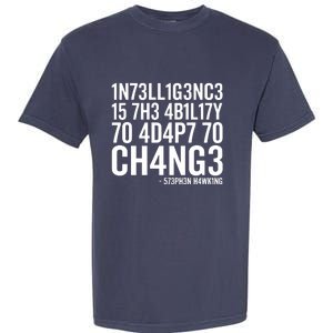 Intelligence Stephen Hawking Garment-Dyed Heavyweight T-Shirt