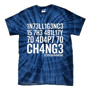 Intelligence Stephen Hawking Tie-Dye T-Shirt