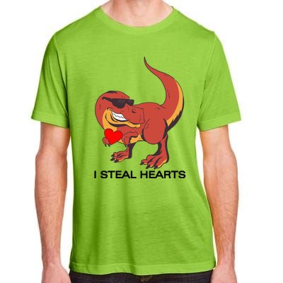 I Steal Hearts Dino Rex Funny Gift Adult ChromaSoft Performance T-Shirt