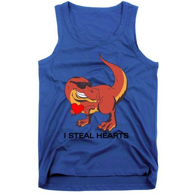 I Steal Hearts Dino Rex Funny Gift Tank Top