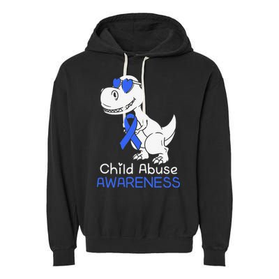 It Shouldn't Hurt To Be A Child Abuse Prevention Awareness Garment-Dyed Fleece Hoodie