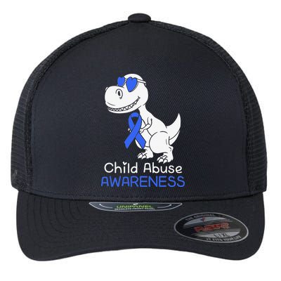It Shouldn't Hurt To Be A Child Abuse Prevention Awareness Flexfit Unipanel Trucker Cap