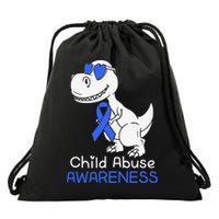 It Shouldn't Hurt To Be A Child Abuse Prevention Awareness Drawstring Bag