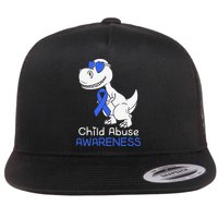 It Shouldn't Hurt To Be A Child Abuse Prevention Awareness Flat Bill Trucker Hat
