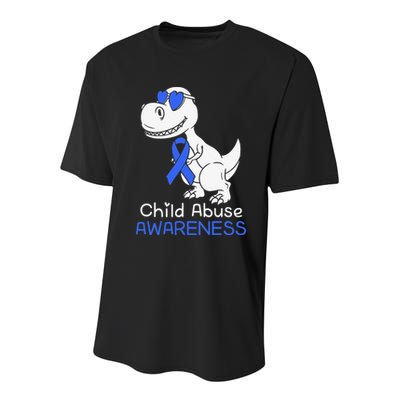 It Shouldn't Hurt To Be A Child Abuse Prevention Awareness Youth Performance Sprint T-Shirt