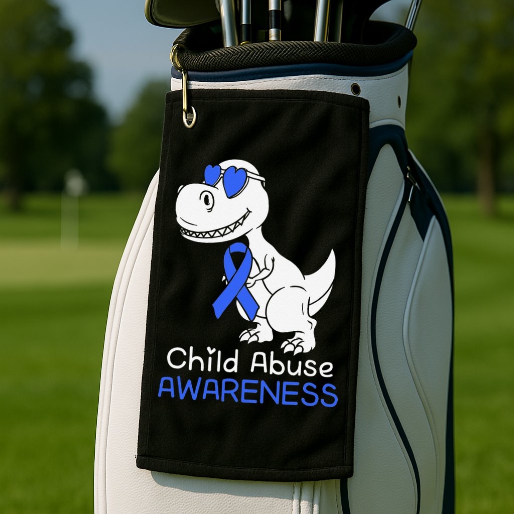 It Shouldn't Hurt To Be A Child Abuse Prevention Awareness Golf Towel