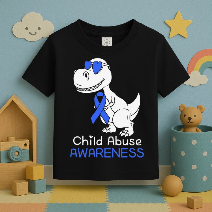 It Shouldn't Hurt To Be A Child Abuse Prevention Awareness Toddler T-Shirt