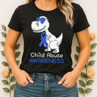 It Shouldn't Hurt To Be A Child Abuse Prevention Awareness Womens T-Shirt