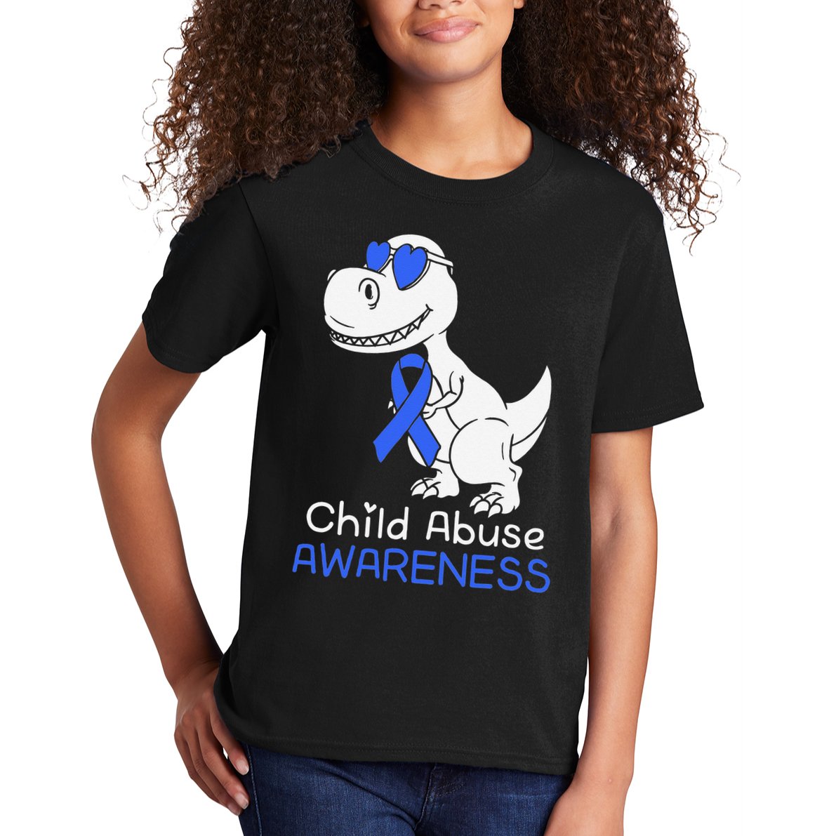 It Shouldn't Hurt To Be A Child Abuse Prevention Awareness Kids T-Shirt