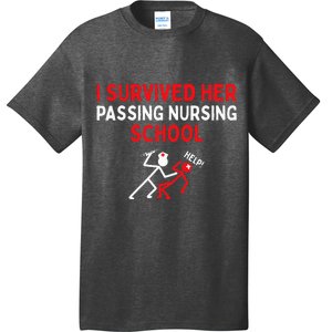 I Survived Her Passing Nursing School Graduate Nurse T-Shirt