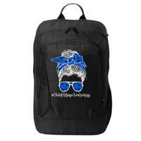 It Shouldn't Hurt To Be A Child Abuse Prevention Awareness City Backpack