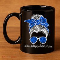 It Shouldn't Hurt To Be A Child Abuse Prevention Awareness 11oz C Handle Ceramic Mug