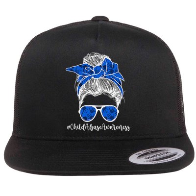 It Shouldn't Hurt To Be A Child Abuse Prevention Awareness Flatbill Hat