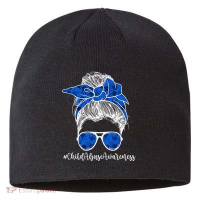 It Shouldn't Hurt To Be A Child Abuse Prevention Awareness Sustainable Beanie
