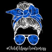 It Shouldn't Hurt To Be A Child Abuse Prevention Awareness 16 in Basic Backpack