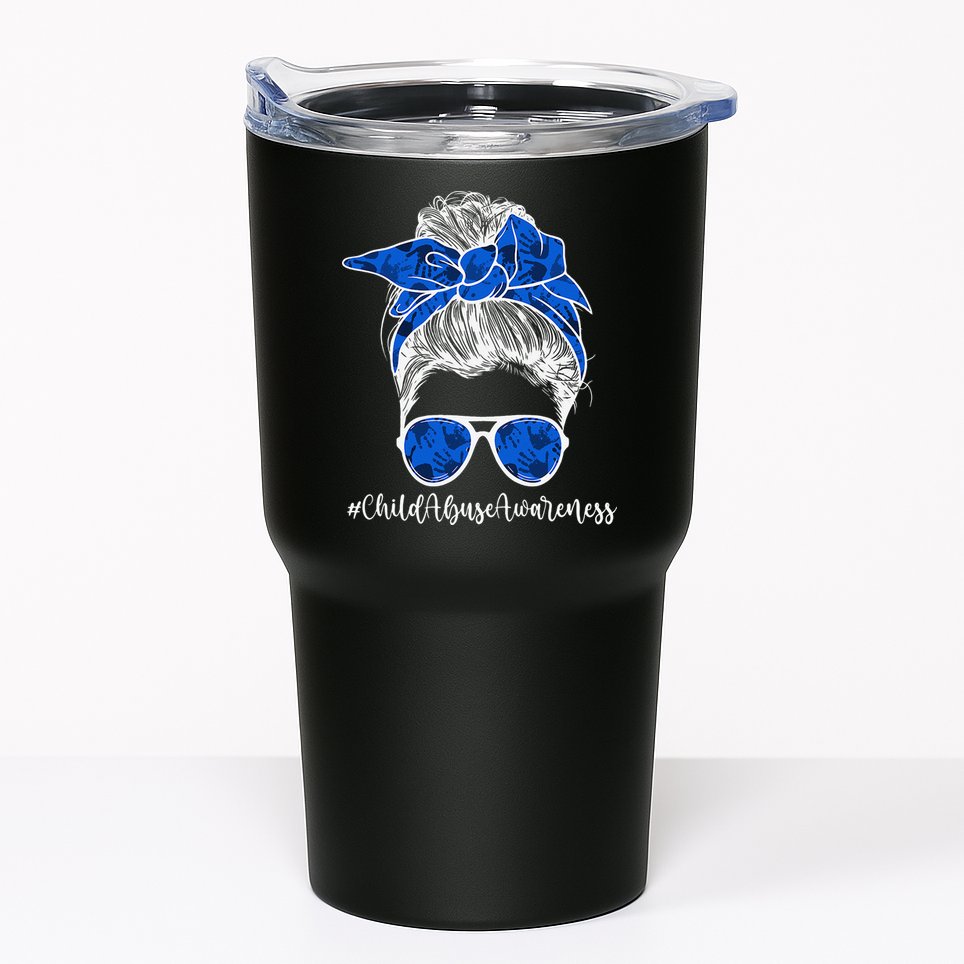 It Shouldn't Hurt To Be A Child Abuse Prevention Awareness Tumbler