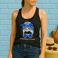 It Shouldn't Hurt To Be A Child Abuse Prevention Awareness Womens Tank Top