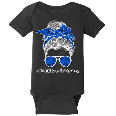 It Shouldn't Hurt To Be A Child Abuse Prevention Awareness Baby Bodysuit
