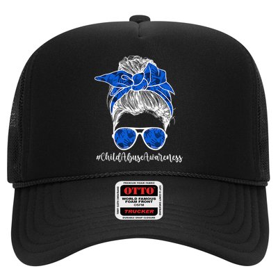 It Shouldn't Hurt To Be A Child Abuse Prevention Awareness Trucker Hat
