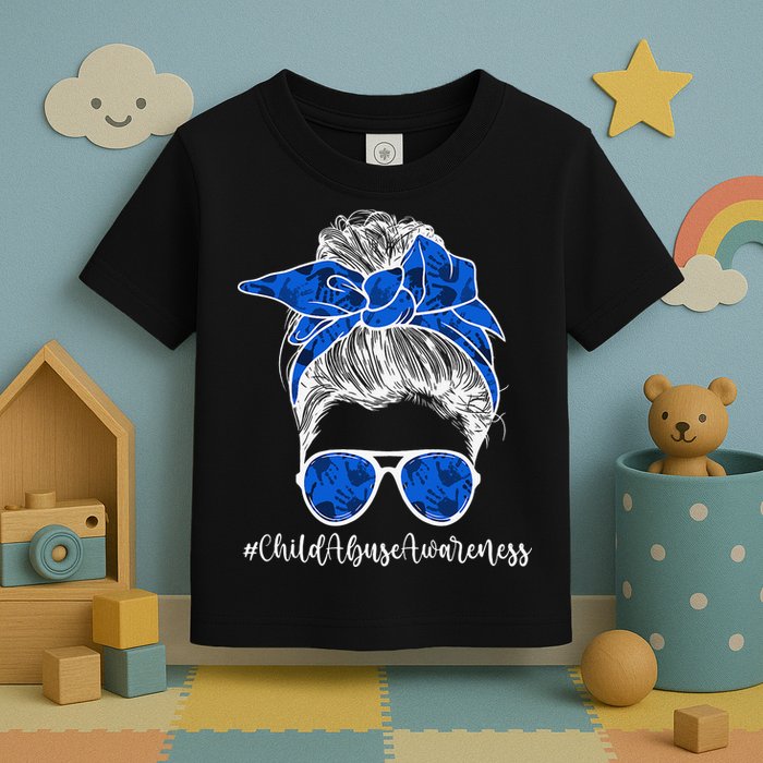 It Shouldn't Hurt To Be A Child Abuse Prevention Awareness Toddler T-Shirt
