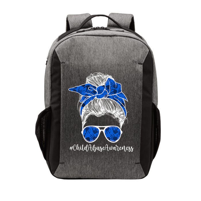 It Shouldn't Hurt To Be A Child Abuse Prevention Awareness Vector Backpack