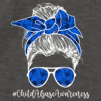It Shouldn't Hurt To Be A Child Abuse Prevention Awareness Vector Backpack