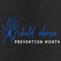 It shouldn't hurt To Be A Child Abuse Prevention Month Garment-Dyed Fleece Hoodie